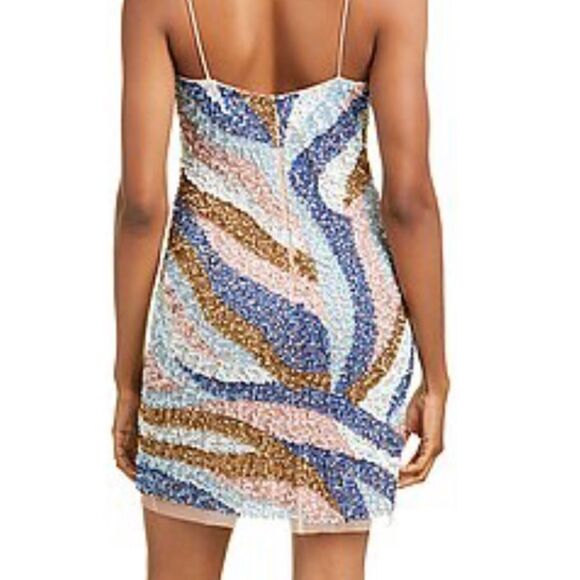 Aidan Mattox sequin shift dress Sz 2 NWT - Picture 2 of 4